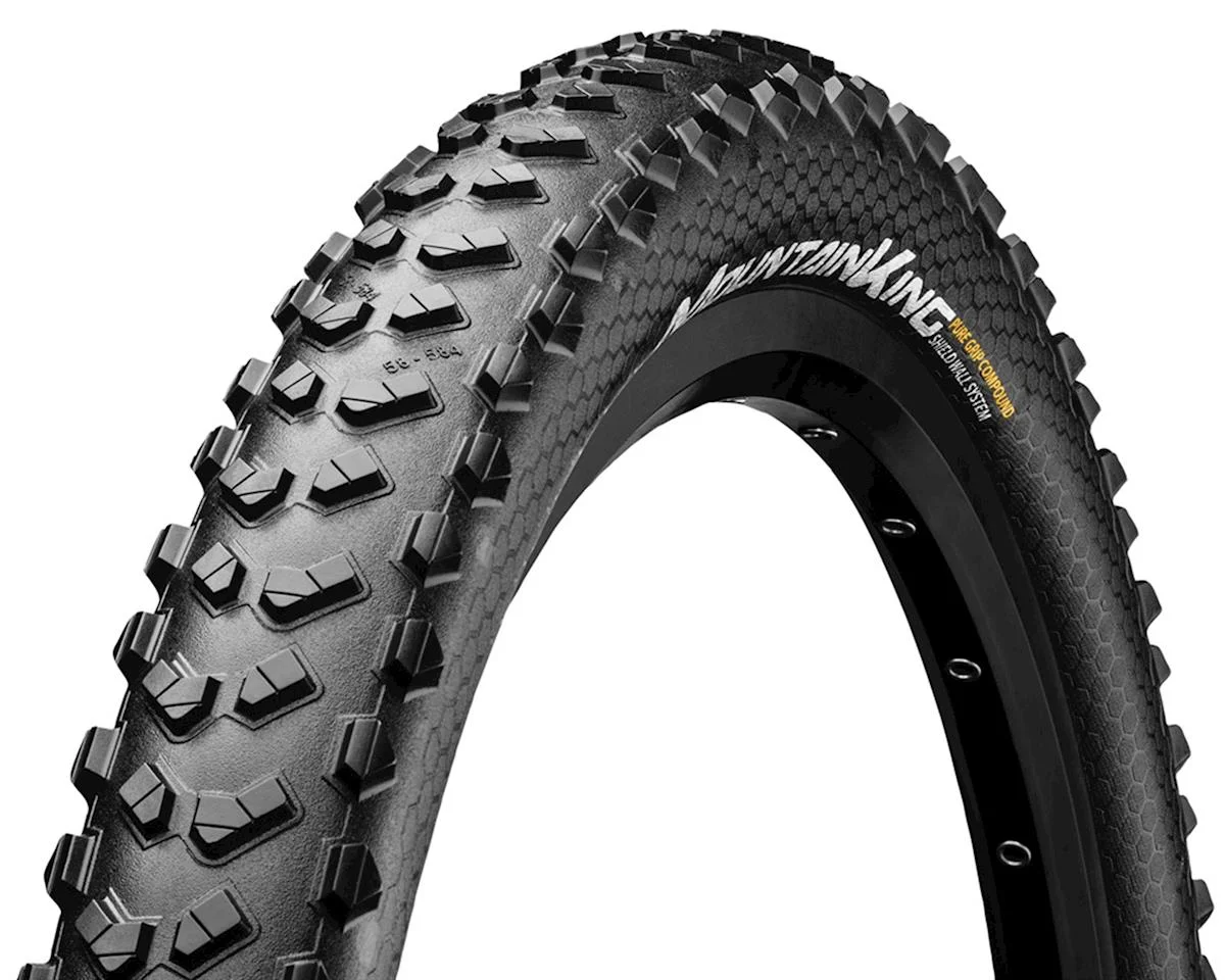 Continental Mountain King Shieldwall System Tubeless Tire (Black) (26") (2.3") (PureGrip)